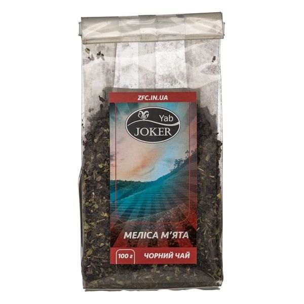 Чай чорний Меліса М'ята, 100 г 720 фото