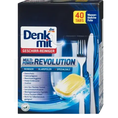 Таблетки для посудомийних машин Denkmit Multi-Power Revolution, 40шт.-850г. 14011 фото