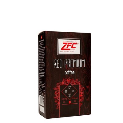 Кава мелена ZFC Red Premium 250 г. 173 фото