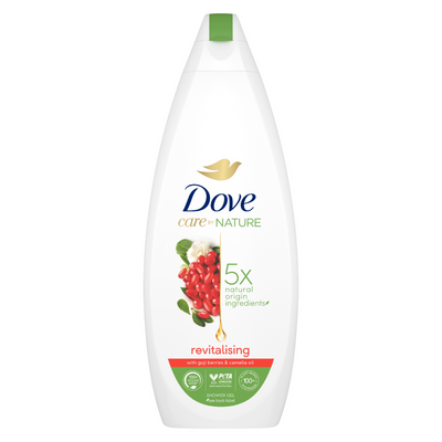 Гель для душу Dove Revitalising barberry berries & camallia oil, 600 мл 140051 фото
