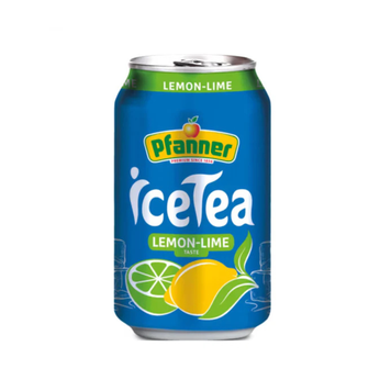 Холодний чай Pfanner Lemon Lime Ice Tea з лимоном та лаймом з/б 330 мл 19838 фото