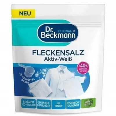 Кисневий порошок для виведення плям Dr. Beckmann Active White з мірною ложкою 400г 15002 фото