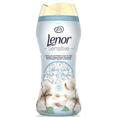 Сухий ополіскувач-ароматизатор для білизни в гранулах Lenor Sensitive Cotton Fresh 210г 140065 фото