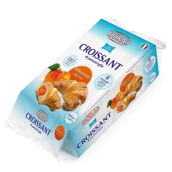 Круасани Dora3 Croissant Albicocca з абрикосовим джемом, 6 шт, 300 г 19868 фото
