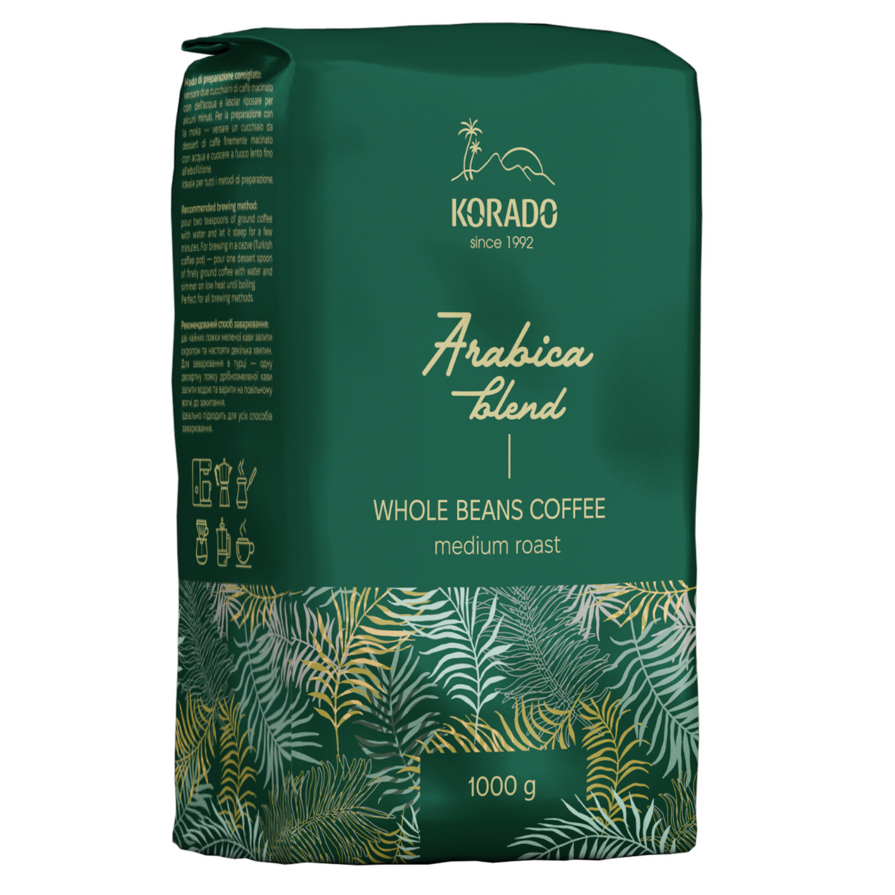 Купити Кава в зернах Arabica Blend KORADO, 1кг 889 в інтернет