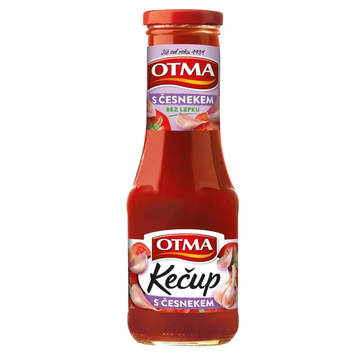 Кетчуп томатний Otma Kečup s česnekem (з часником, без глютену), 500 г 19869 фото