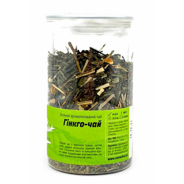 Трав'яний чай Tea Genius Гінкго-чай, 100г 817 фото