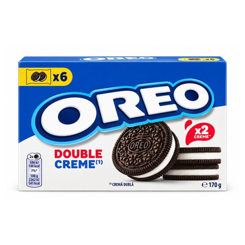 Печиво Oreo з подвійним кремом Double-x2 Creme, 170 г 18513 фото