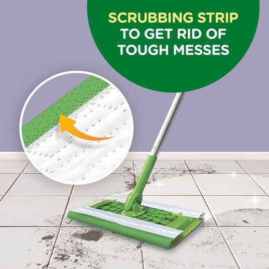 Купити Швабра для сухого та вологого прибирання Swiffer 3+8