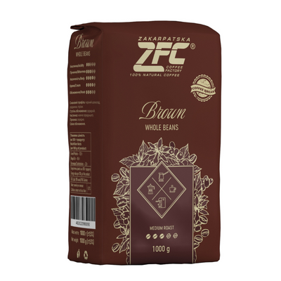 Кава в зернах ZFC Brown 1кг 270 фото