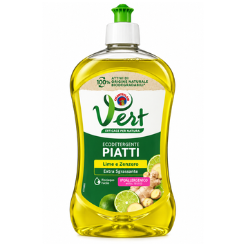 Засіб для миття посуду ChanteClair Vert Piatti Лайм та Імбир 500 мл 19986 фото