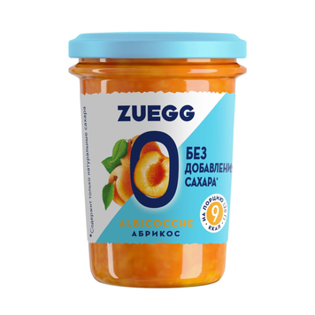 Джем Абрикосовий без Цукру та Консервантів Zuegg Albicocche Zero, 220 г 19668 фото