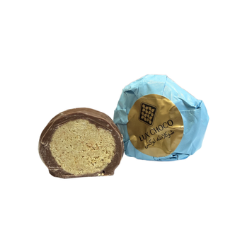 Цукерки Lux Choco Dubai з печивом, подрібненою фісташкою та фундуком №3125, 1 шт 19529 фото