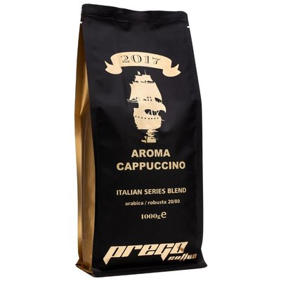 Кава в зернах Prego Aroma Капучіно 1 кг 266 фото