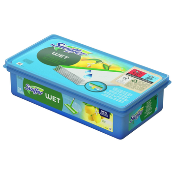 Серветки вологі для прибирання Swiffer WET Citrus Fresh, 24шт 19539 фото