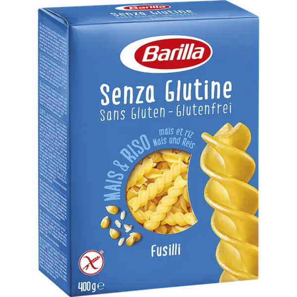 Безглютенові макарони Barilla Fusilli Senza Glutine (макарони спіральки) 400 г 1566 фото