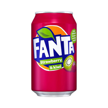 Напій газований Fanta полуниця та ківі, 330мл 18402 фото