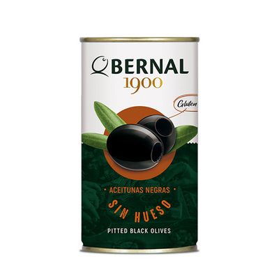 Черные оливки без косточек Bernal, 350г 1230 фото