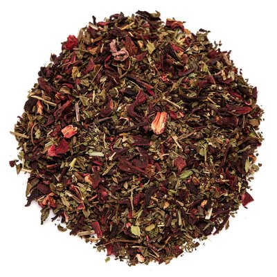 Чай травяной Мятный Каркаде, 100 г 732 фото