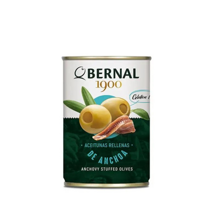 Оливки Bernal с анчоусом, 292г 1231 фото