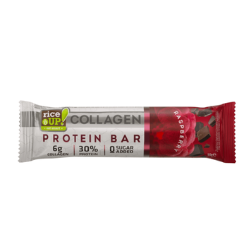 Колагеновий протеїновий батончик&nbsp;Rice Up - Collagen Protein Bar, малина 50 г 19743 фото