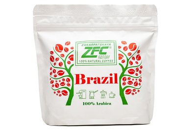 Кава в зернах ZFC Бразилія Сантос 330 г 258 фото