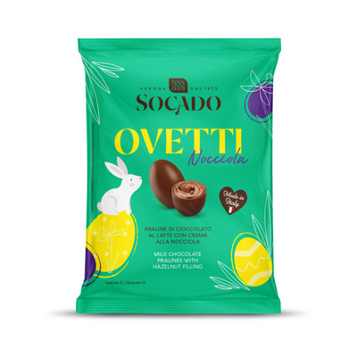 Шоколадні яйця з фундуком Socado Ovetti Niccola, 110г 486 фото