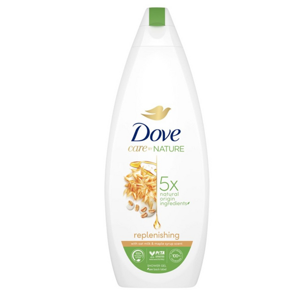 Гель для душу Dove Care by Nature Replenishing, 600мл 140050 фото