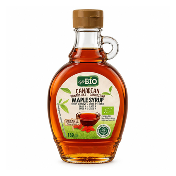 Кленовий сироп goBio Maple Syrup 189 мл 21130 фото