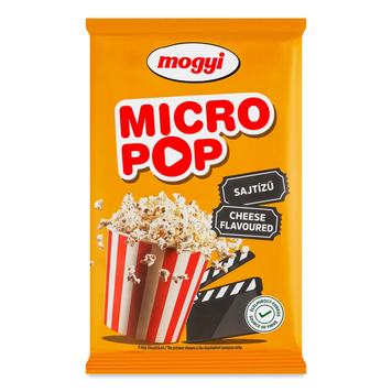 Попкорн Mogyi Micro Pop зі смаком сиру, 100г 19753 фото