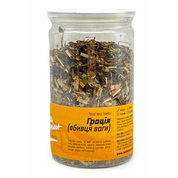 Трав'яний чай Tea Genius Грація (вбивця ваги), 100г 810 фото